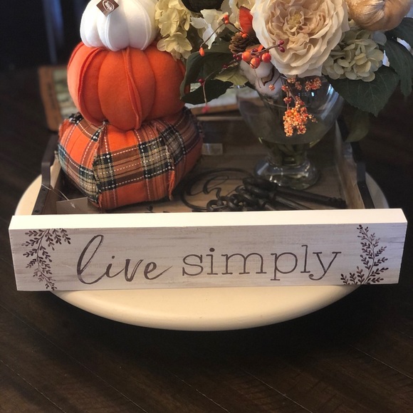 CLEARANCE❗️Live Simply Wood Farmhouse Tabletop Decor - Picture 7 of 7